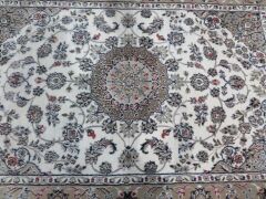 Persian Rug, KN9AY52U, Cream & Brown Indo Persian Wool Pile NAM, 1810mm L x 1210mm W - 3