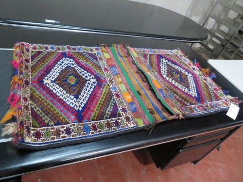 Persian Rug, K4JU4E38, Red, Blue, Orange & White Persian Wool Pile, 1310mm L x 740mm W