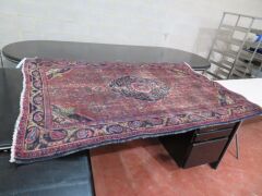 Persian Rug, KJK24EV5, Red, Black & Cream Sad Oriental Carpets Persian, 1980mm L x 1270mm W