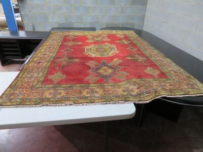 Persian Rug, KJD40Q6U, Red, Blue, Green & Cream Afghanistan Pure Wool Pile KAZAK, 2320mm L x 1770mm W