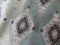 Persian Rug, KY6F26VG, Hallway Runner, Green & Black Pakistan Pure Wool Pile JALDER, 3200mm L x 800mm W - 6