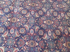 Persian Rug, KQB7J7AS, Blue, Reds & Cream Wool, 3070mm L x 1140mm W - 3