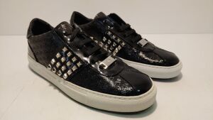 Philipp Plein Fashion Lo-Top Sneakers "I'm not your keeper" Black - P18S MSC1219 PLE033N - Size: 40 - 2