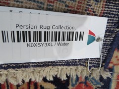 Persian Rug, KOX5Y3XL, Hallway Runner, Blue & Red Floral Pure Wool Pile, 3310mm L x 1070mm W (Origin unknown) - 5