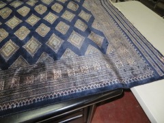 Persian Rug, KEJDGOWP, Blue & Cream Kismir Pure Wool Pile, 2440mm L x 1660mm W - 4
