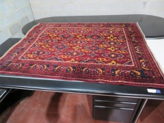 Persian Rug, KHEGXAM3, Black, Red & Orange Afghanistan Pure Wool Pile ROSHNAI, 1960mm L x 1590mm W - 2