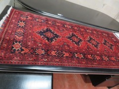 Persian Rug, JWYUPQ93, Reds & Black Sad Oriental Carpets, 2000mm L x 910mm W - 2