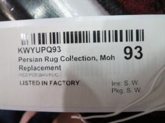 Persian Rug, JWYUPQ93, Reds & Black Sad Oriental Carpets, 2000mm L x 910mm W - 4