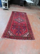 Persian Rug, KSQ2NBFZ, Red, Blue, Cream Persian Iran Pure Wool Pile NASRABAD, 2870mm L x 1870mm W - 3