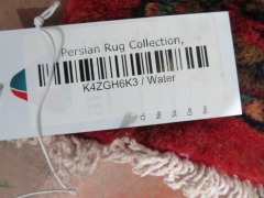 Persian Rug, K4ZGH6K3, Hallway Runner, Red, Blue, Beige Persian Pure Wool Pile, 3140mm L x 1180mm W - 5