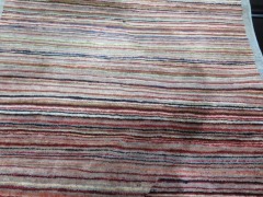 Persian Rug, KYD7UE4K, Multi Coloured Striped Afghanistan Pure Wool Pile GABBEH, 1420mm L x 920mm W - 3