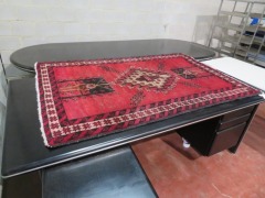 Persian Rug, KWFX84KC, Red & Black Persian Wool Pile, 1930mm L x 1220mm W - 2