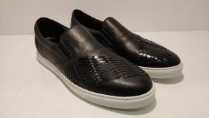 Dsquared2 Men's Sneakers Slip On Panama  Vitello Sport Nero Black - Size: 45 - 2