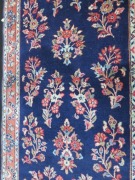 Persian Rug KA5UM945, Hallway Runner, Blue & Cream Perisdiran Pure Wool Pile XAZD, 1970mm L x 850mm W - 4