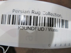 Persian Rug, K3UNDFUD, Hallway Runner, Red & Black Afghanistan Pure Wool Pile TURKOMAN, 2800mm L x 780mm W - 6