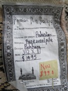 Persian Rug, KYQU44NS, Hallway Runner, Beige & Browns Pakistan Pure Wool Pile BAKARA, 3120mm L x 810mm W - 4