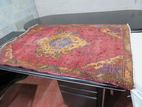 Persian Rug, KSSXG20N, Red, Orange & Blue Persian Wool Pile Sad Oriental Carpets, 1920mm L x 1280mm W