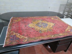 Persian Rug, KSSXG20N, Red, Orange & Blue Persian Wool Pile Sad Oriental Carpets, 1920mm L x 1280mm W - 3