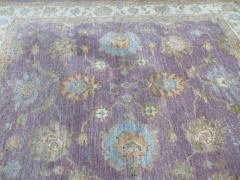 Persian Rug, K29LSMJE, Beige, Gold, Blue, Mauve Afghanistan Pure Wool Pile CHOBI Natural Dye, 1760mm L x 1420mm W - 4