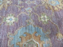 Persian Rug, K29LSMJE, Beige, Gold, Blue, Mauve Afghanistan Pure Wool Pile CHOBI Natural Dye, 1760mm L x 1420mm W - 5