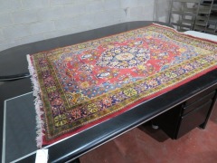 Persian Rug, KUMHAKFR, Red, Blue, Beige, Yellow & Black Afghanistan Pure Wool Pile SIRIAN, 2050mm L x 1490mm W - 3