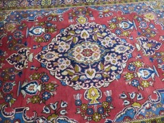 Persian Rug, KUMHAKFR, Red, Blue, Beige, Yellow & Black Afghanistan Pure Wool Pile SIRIAN, 2050mm L x 1490mm W - 4