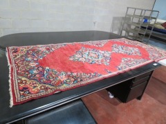 Persian Rug, KUJMB9C8, Hallway Runner, Red, Black, Green & Beige Persian Pure Wool, 2990mm L x 1180mm W - 3