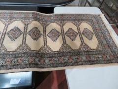 Persian Rug, KIUXD771, Hallway Runner, Beige & Brown Pakistan Pure Wool Pile JALDER, 3100mm L x 780mm W - 6