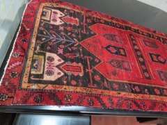 Persian Rug, K3UAHHCE, Red, Black & Orange Persian Wool Pile Sad Oriental Carpets, 2530mm L x 1200mm W - 3