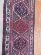Persian Rug, (No Label) Hallway Runner, Reds, Blue & Beige Sad Oriental Carpets, 3390mm L x 1060mm W - 5