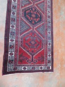 Persian Rug, (No Label) Hallway Runner, Reds, Blue & Beige Sad Oriental Carpets, 3390mm L x 1060mm W - 6