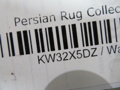 Persian Rug, KW32X5DZ, Green & Cream Wool, 1400mm L x 750mm W - 3