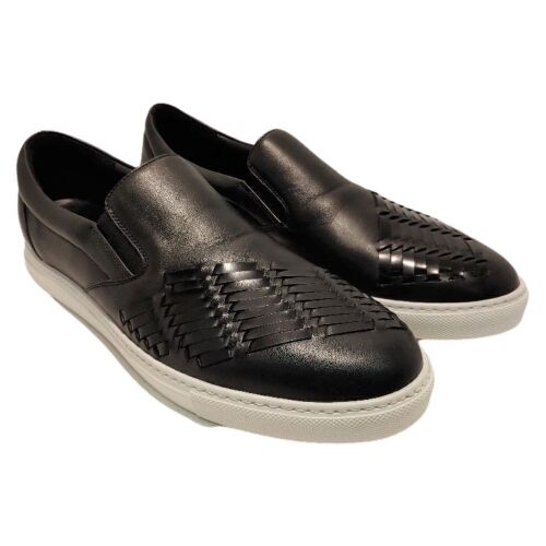 Dsquared2 Men's Sneakers Slip On Panama  Vitello Sport Nero Black - Size: 45