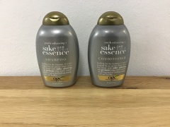 Carton of ‘Youth Enhancing’+ Sake Essence Shampoo & Conditioner - 2