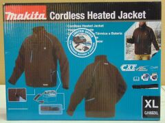 Makita, JACKET HEATED 12V 1X1.5AH, Model: CJ105DZXL, - 2