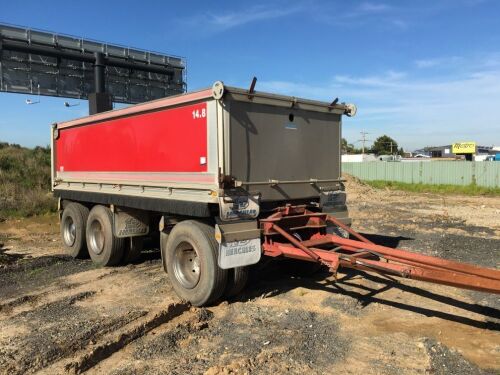 2005 Hercules HEDT3 Tri Axle Dog Tipper Trailer