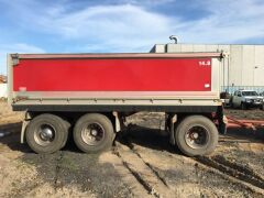 2005 Hercules HEDT3 Tri Axle Dog Tipper Trailer - 2