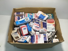 Bulk Carton Of Mixed First Aid Pharmacy Items