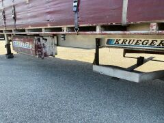 2002 Krueger ST3-OD Tri Axle Drop Deck Curtainside Trailer - 10