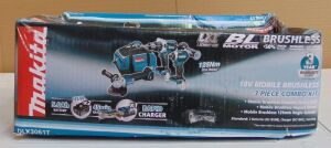 MAKITA 18V BRUSHLESS 3 PIECE 2 X 5.0AH COMBO KIT DLX3061T - 2