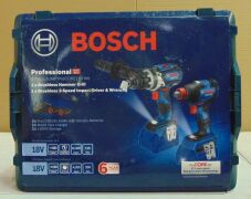 BOSCH 18V BRUSHLESS 2 PIECE 2 X 8.0AH COMBO KIT 0615990L24 - 2